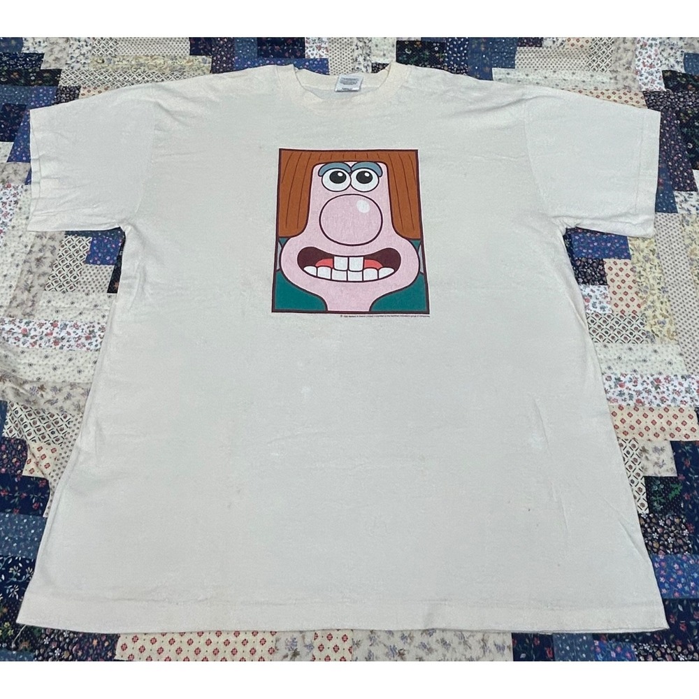 1989 Wallace and Gromit Wendolene Ramsbottom t-shirt